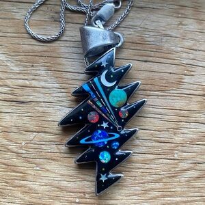 Grateful Dead 13 point Bolt Galaxy Pendant